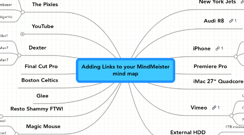 Mind Map: Adding Links to your MindMeister mind map