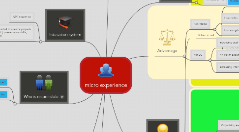 Mind Map: micro experience
