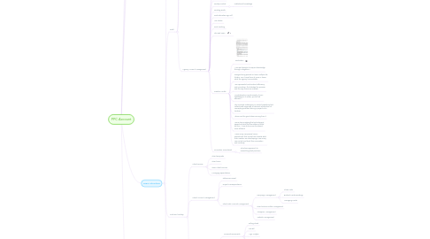 Mind Map: PPC Account