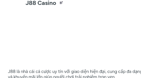 Mind Map: J88 Casino