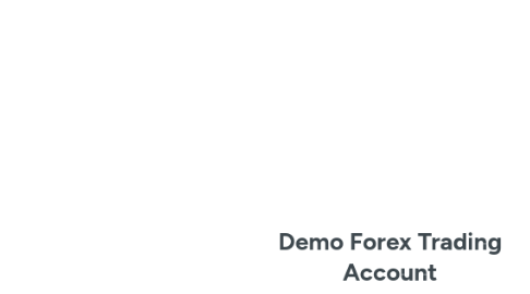 Mind Map: Demo Forex Trading Account