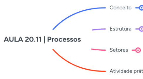 Mind Map: AULA 20.11 | Processos