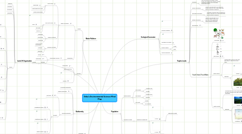 Mind Map: Erika's Environmental Science Mind Map