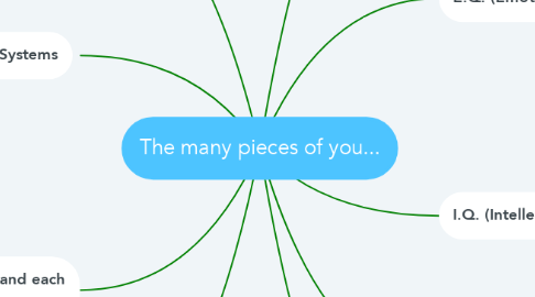 Mind Map: The many pieces of you...