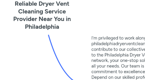 Mind Map: Reliable Dryer Vent Cleaning Service Provider Near You in Philadelphia