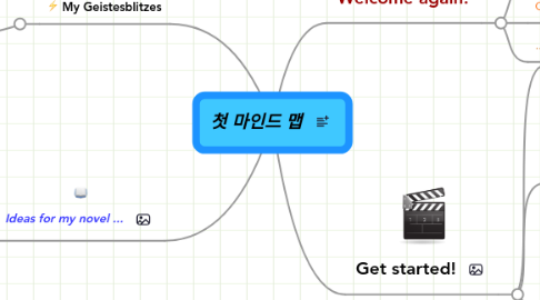 Mind Map: 첫 마인드 맵