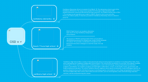 Mind Map: CISD