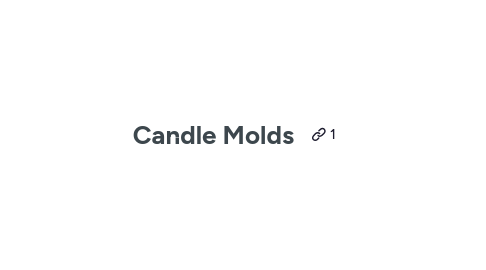 Mind Map: Candle Molds