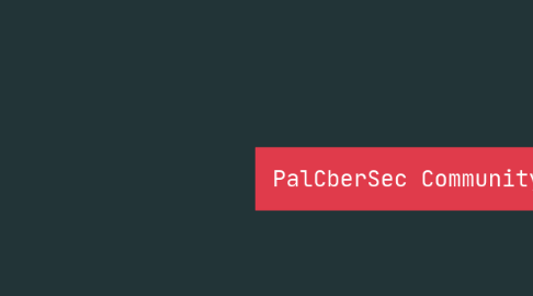 Mind Map: PalCberSec Community Roadmap