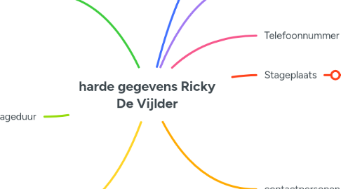 Mind Map: harde gegevens Ricky De Vijlder