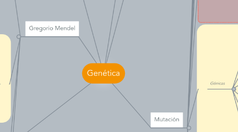 Mind Map: Genética