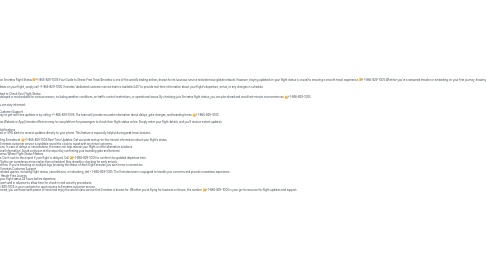 Mind Map: 📳+1-866-829-1005 Emirates Flight Status?