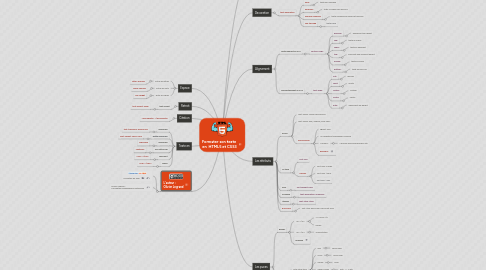 Mind Map: Formater son texte en HTML5 et CSS3
