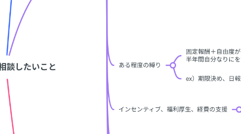 Mind Map: 2/5 MTGで相談したいこと