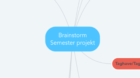 Mind Map: Brainstorm Semester projekt