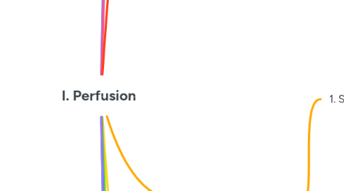 Mind Map: I. Perfusion