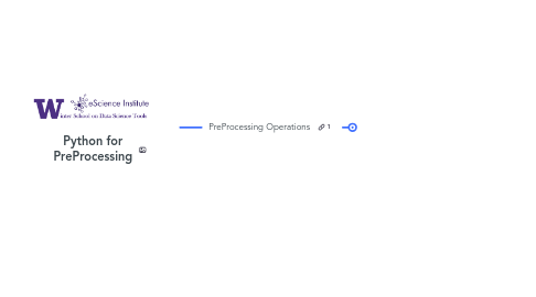 Mind Map: Python for PreProcessing
