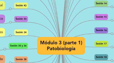 Mind Map: Módulo 3 (parte 1) Patobiología