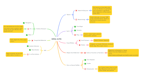 Mind Map: GENÇ ALTIN