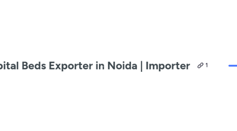 Mind Map: Hospital Beds Exporter in Noida | Importer