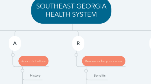 Mind Map: SOUTHEAST GEORGIA HEALTH SYSTEM
