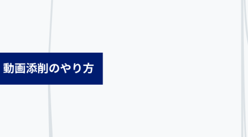 Mind Map: 動画添削のやり方