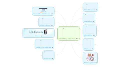 Mind Map: PULMONARY ICMII/PATH