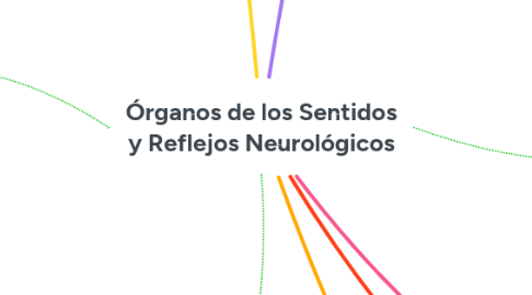 Mind Map: Órganos de los Sentidos y Reflejos Neurológicos