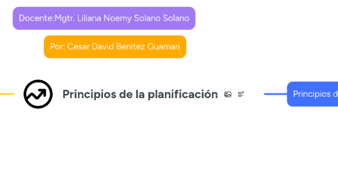 Mind Map: Principios de la planificación