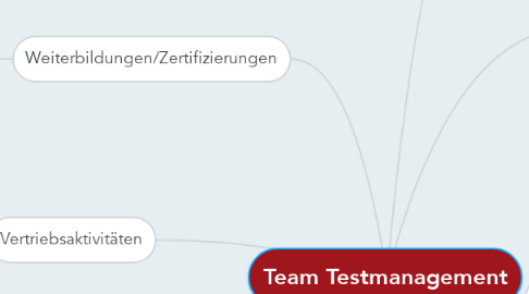 Mind Map: Team Testmanagement