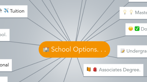 Mind Map: School Options. . .