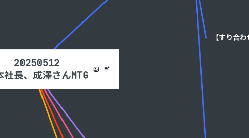 Mind Map: 20250512 岡本社長、成澤さんMTG