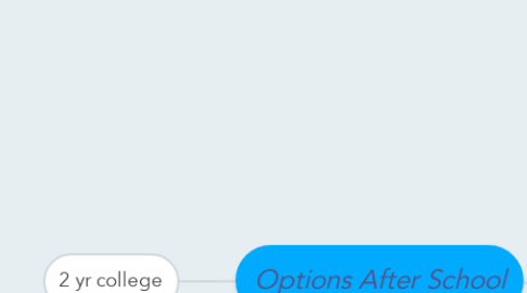 Mind Map: Options After School