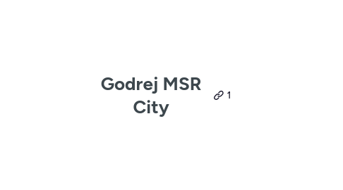 Mind Map: Godrej MSR City