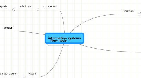 Mind Map: information systems