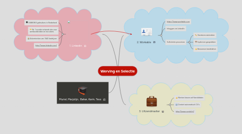 Mind Map: Werving en Selectie