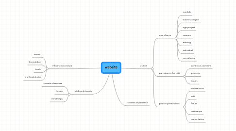 Mind Map: website