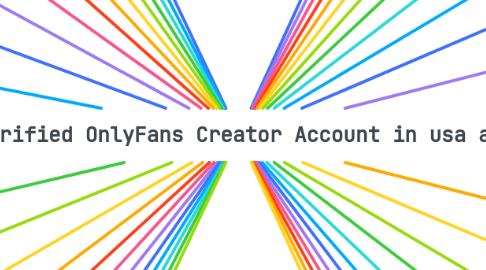 Mind Map: Buy Verified OnlyFans Creator Account in usa and uk