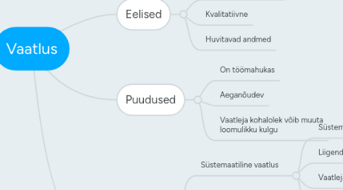 Mind Map: Vaatlus