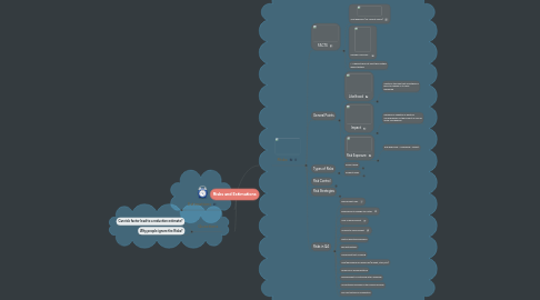 Mind Map: Risks and Estimations