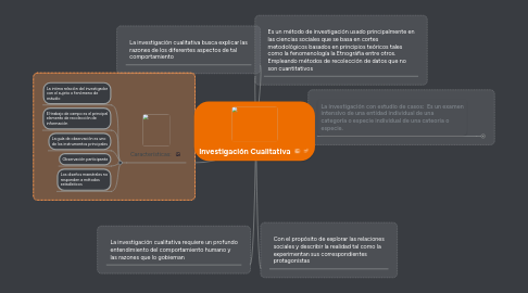 Mind Map: Investigación Cualitativa