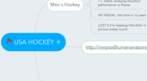 Mind Map: USA HOCKEY