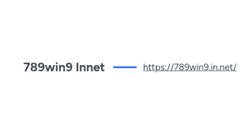 Mind Map: 789win9 Innet