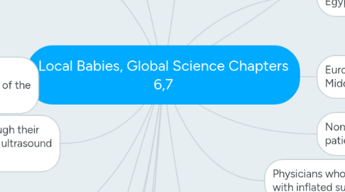 Mind Map: Local Babies, Global Science Chapters 6,7