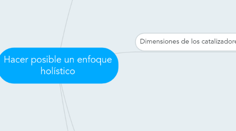 Mind Map: Hacer posible un enfoque holístico