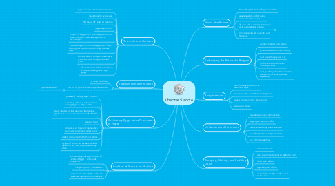 Mind Map: Chapter 5 and 6