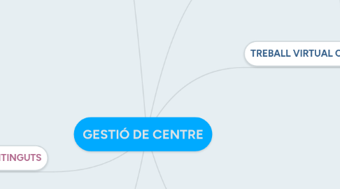 Mind Map: GESTIÓ DE CENTRE