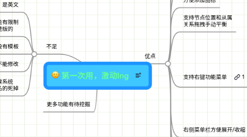 Mind Map: 第一次用,激动Ing