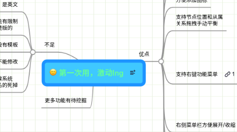 Mind Map: 第一次用，激动Ing