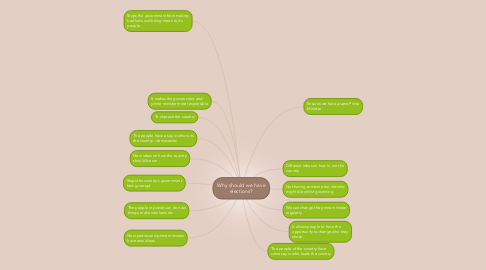 Mind Map: Why should we have elections?